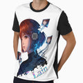 Cute Serial Experiments Lain Cyberpunk Aesthetic | Retro Anime Glitch Design by Gurjeetpixelart