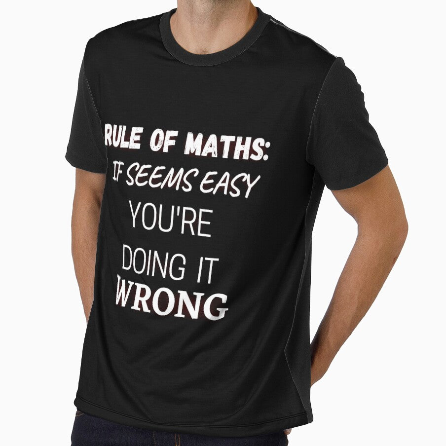 Rule of Maths : If Seems Easy ,You're doing it wrong by Minhal's Artful  Impressions