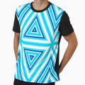 turquoise triangle pattern by haroulita