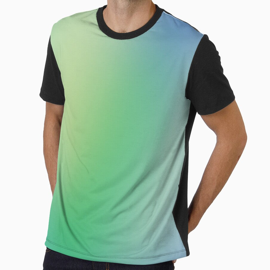 Dreamy Green and Blue Gradient by valerafafer