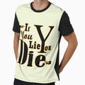 funny lie and die sticker by hutofdesigns
