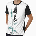 Botanical Line Art with Dark Green Accent Color by AroidIsland