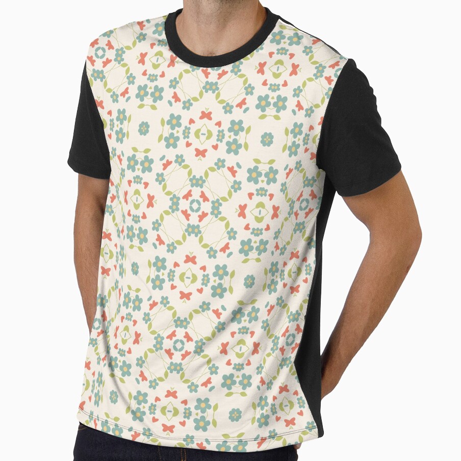 floral art pattern seamless colorful repeat by Abrahamjrnd
