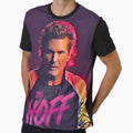 The Hoff - David Hasselhoff Retro Allover Patten by drewanger