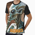 Bored alien funny vintage picture by Willshire
