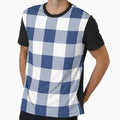 Navy Plaid Pattern by Cool Fun  Awesome Time