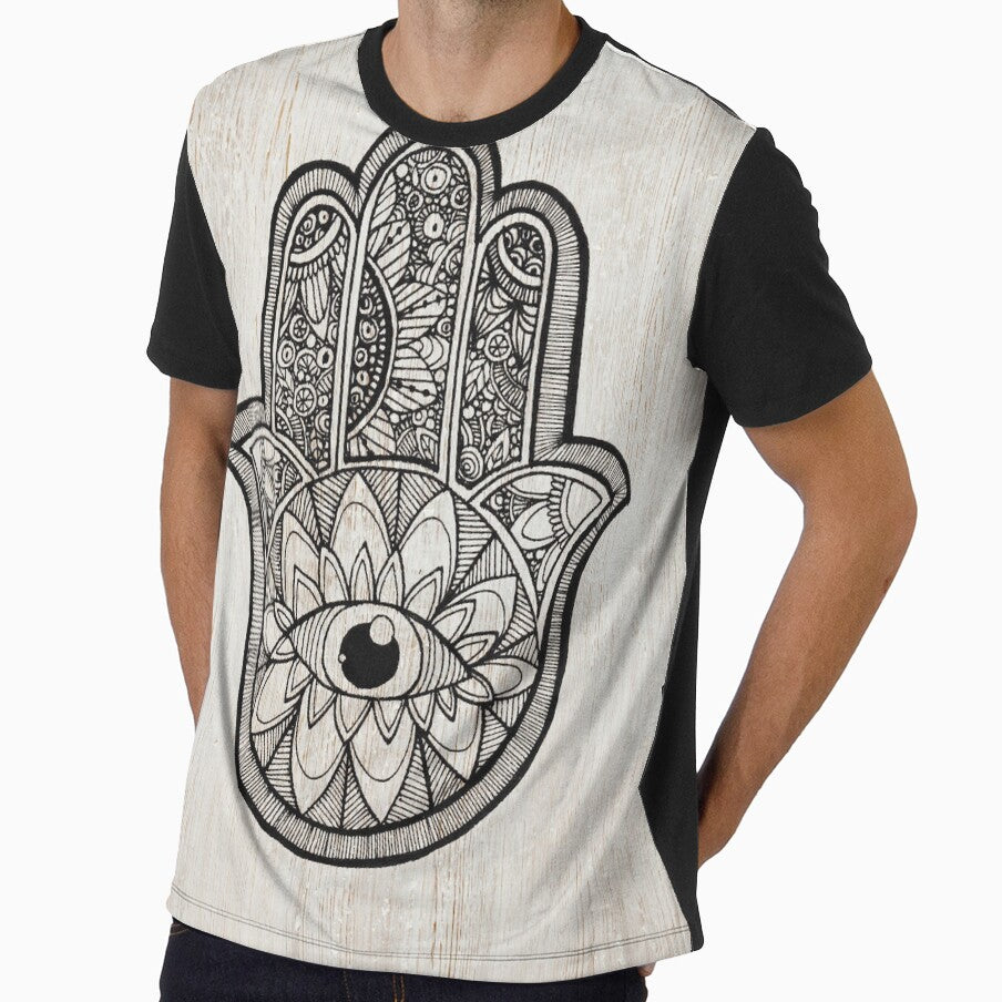Hand Drawn Khamsa Hand • Hamsa Hand • Hand of Fatima by awubben