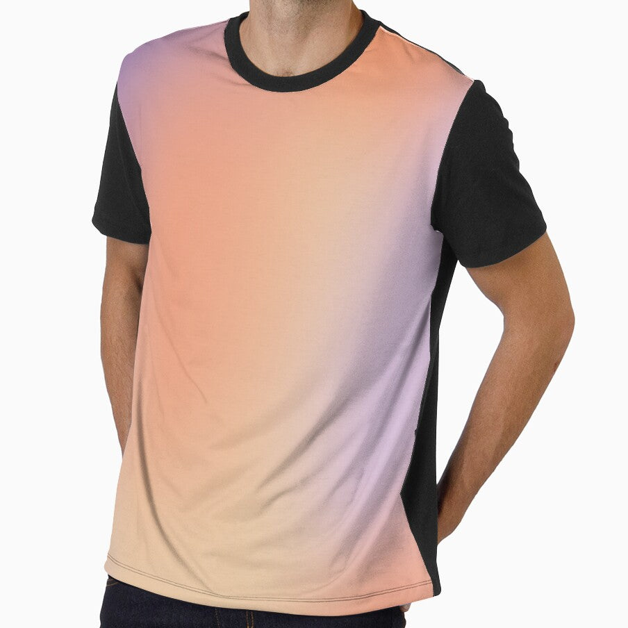 Dreamy Peach and Lavender Gradient by valerafafer