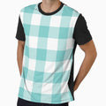 Aqua Plaid Pattern by Cool Fun  Awesome Time