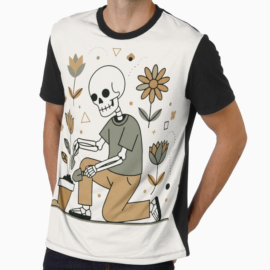 GARDENER | Minimalist Skeleton Streetwear Art by DEADLINE.