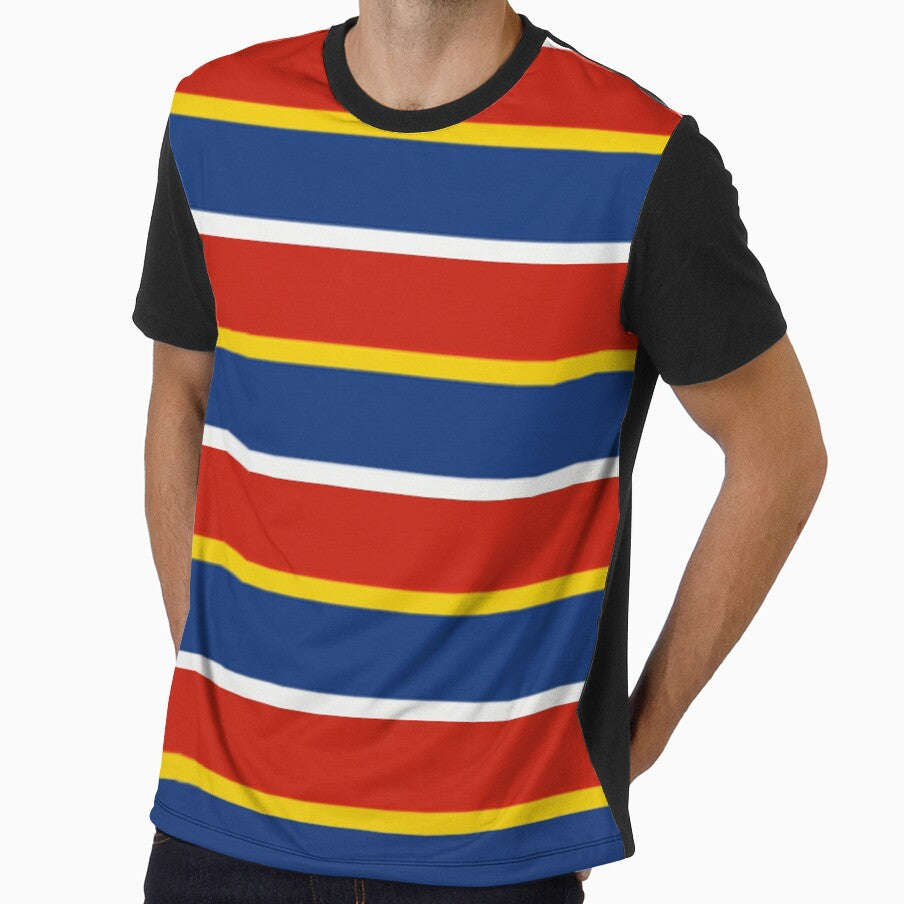 70s and 80s Puppet Inspired Striped Shirt Design Pattern by JustincredibleT