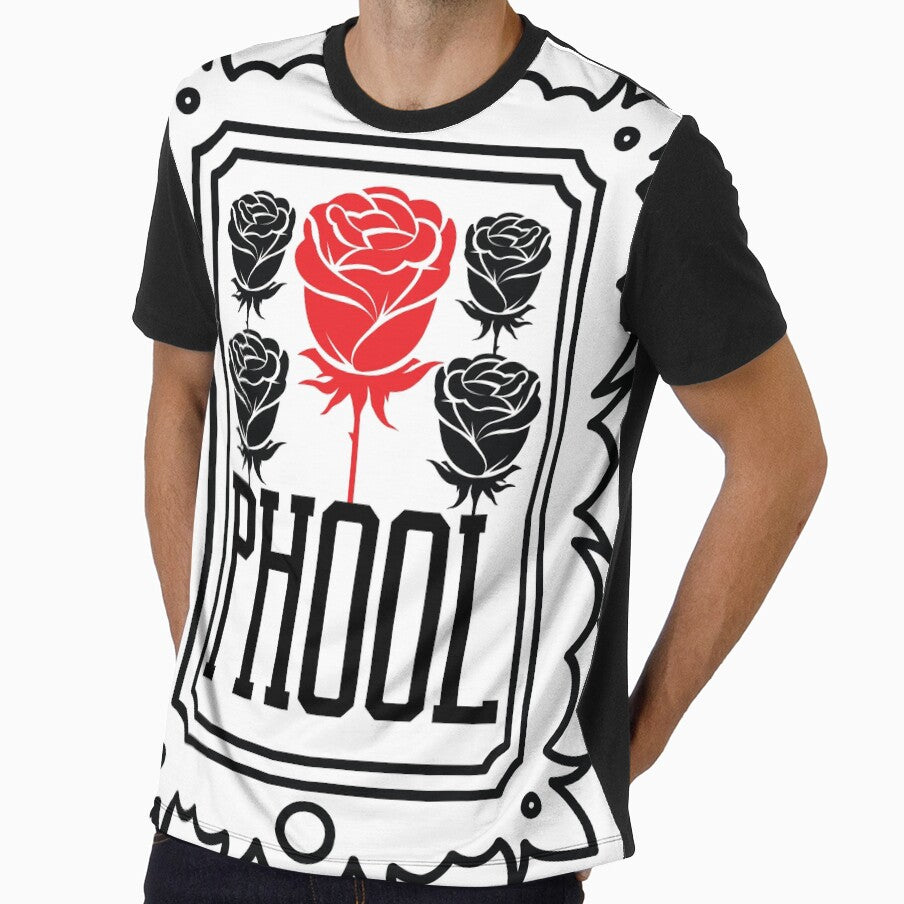 Bold Floral Rose PHOOL Typography Art by Graphic Bro