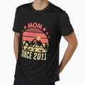 Mom Since 2011 Women Retro Vintage Cool Mothers Day by haselshirt
