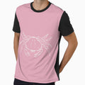 Pink hand drawn crab. Crab illustration. Sea creature. by Zoe Jane Designs