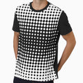 Optical Diamond Halftone Gradient Black and White by DigitalArtx-com