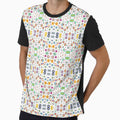 prismatic 16 10 aspect ratio chromatic seamless colorful repeat pattern by Abrahamjrnd