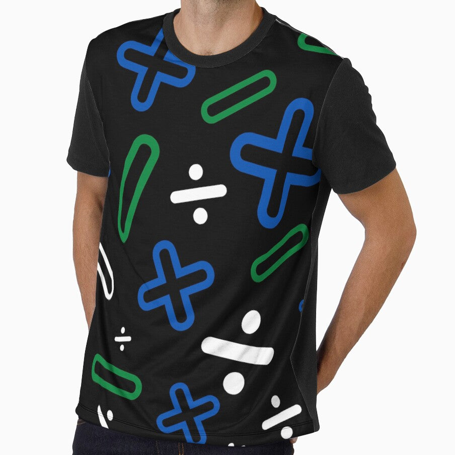 Blue and Green Math Design by jaguarcliff