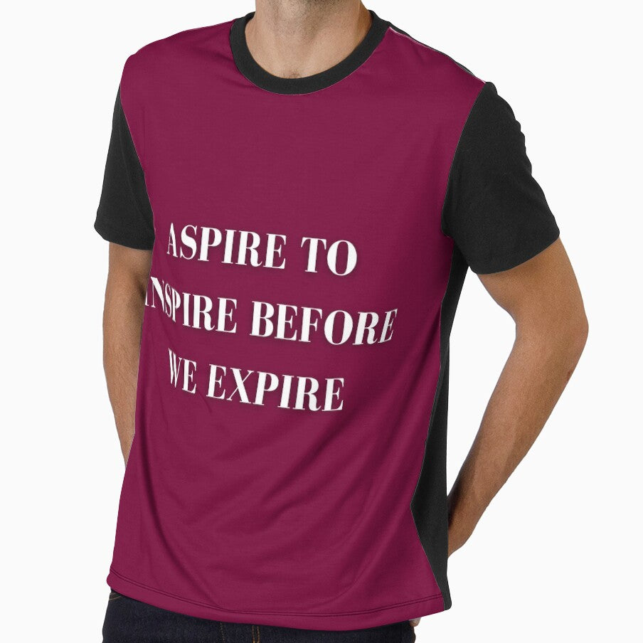 Aspire To Inspire Before We Expire Motivational Line Printed by Minhal's Artful  Impressions