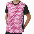 Trendy - Pink - Grid - Checkered - Design by Art Like Wow