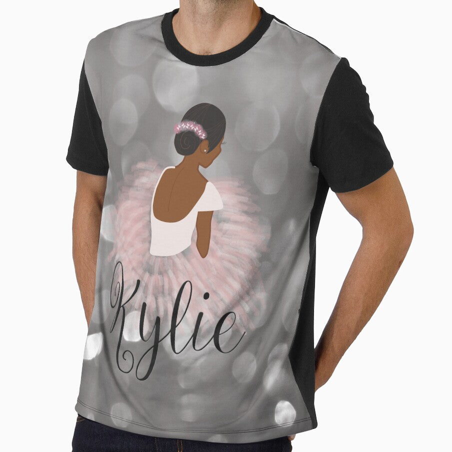 African American Ballerina Dancer Personalized Name KYLIE by umeimages