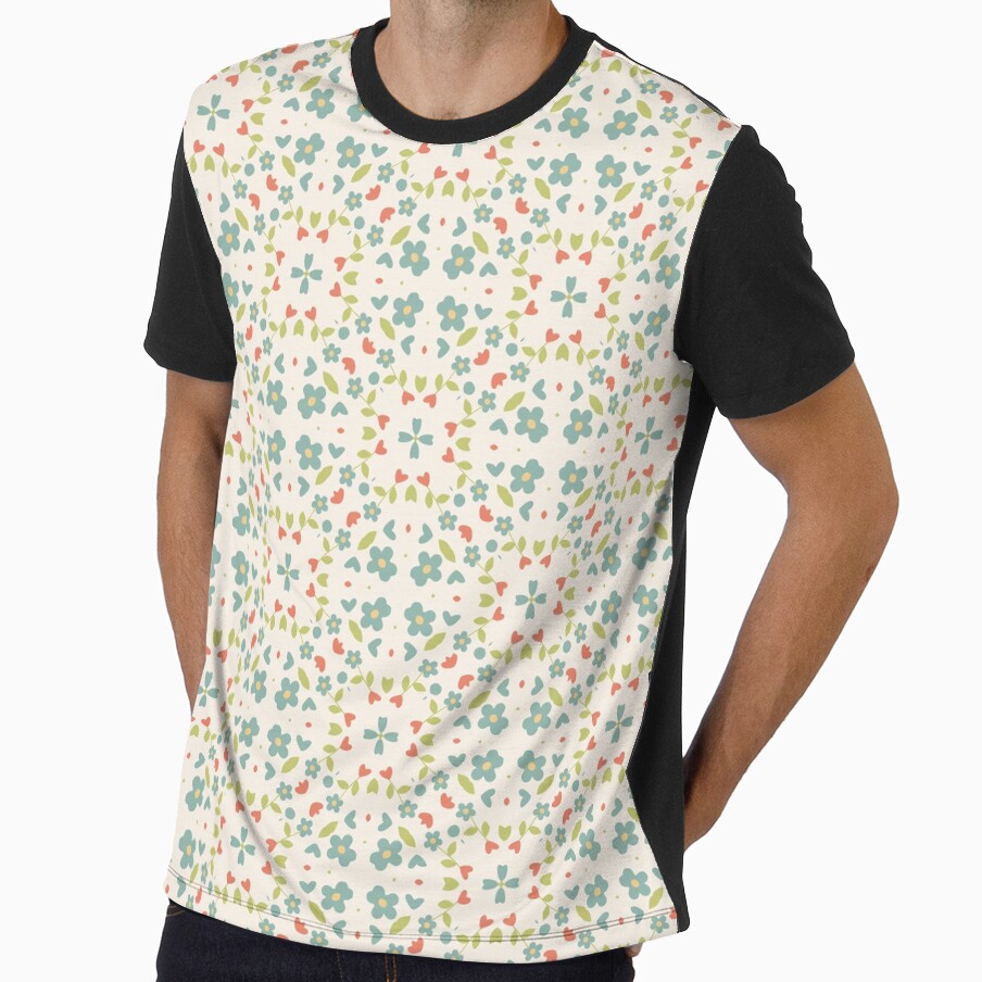 flowers abstract colorful floral seamless repeat pattern by Abrahamjrnd