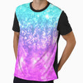 Sparkly gradient in pastel and vibrant shades of teal,purples and pink by Lubellebubble20