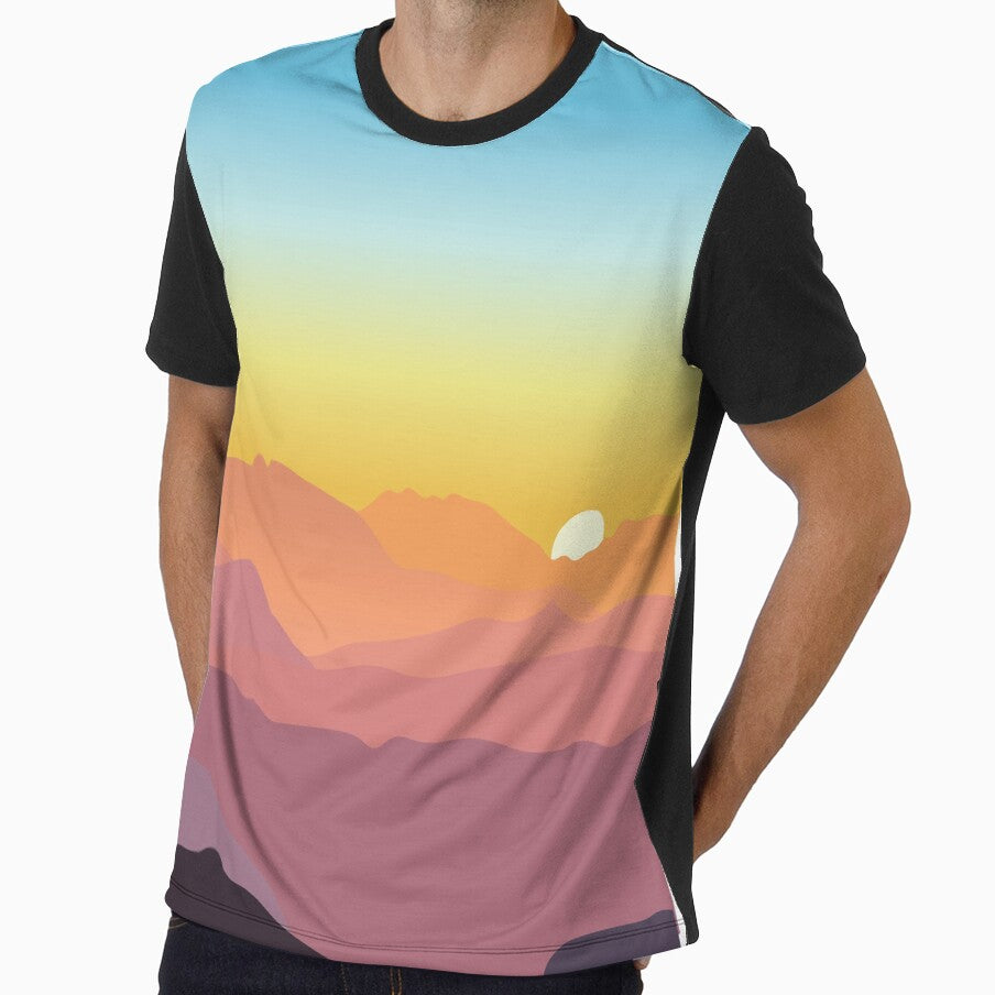 Pink-Tinted Mountain Sunrise by CosioInc