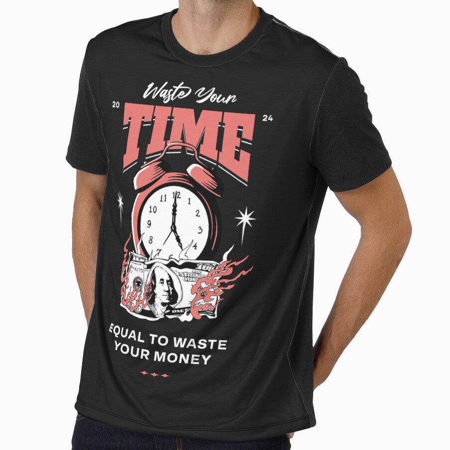 Waste Your Time Streetwear Graphic by VantaStudios05