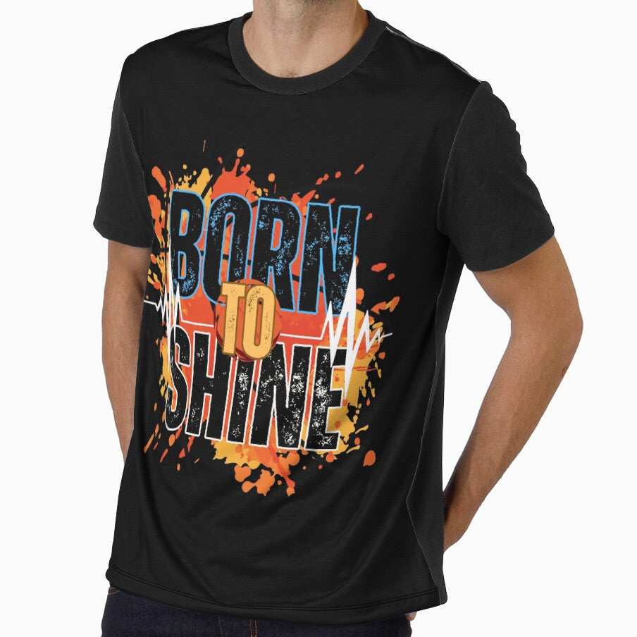 Born to Shine – Shine On Classic by Pixel Craft Print