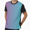 Pink and blue gradient. by LaConnieArt