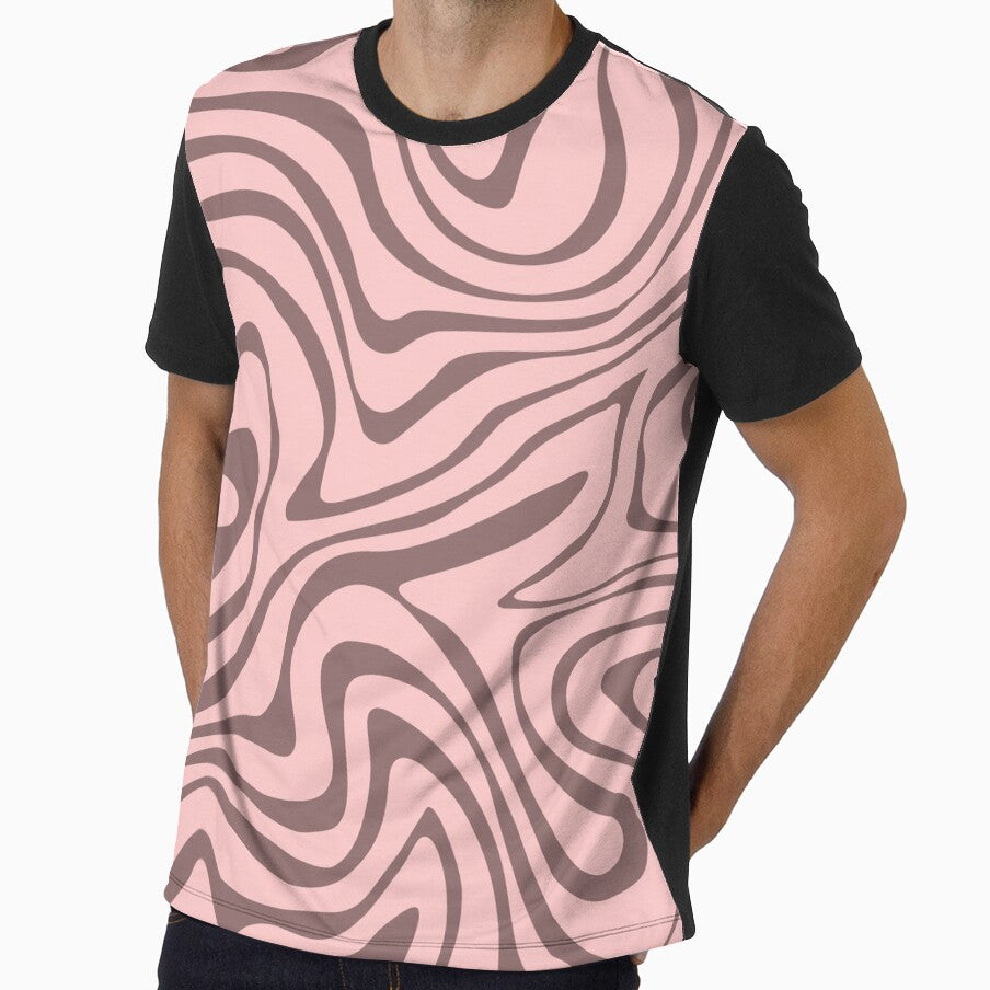 Pink & Brown Retro Pattern by MiaBellaGirl