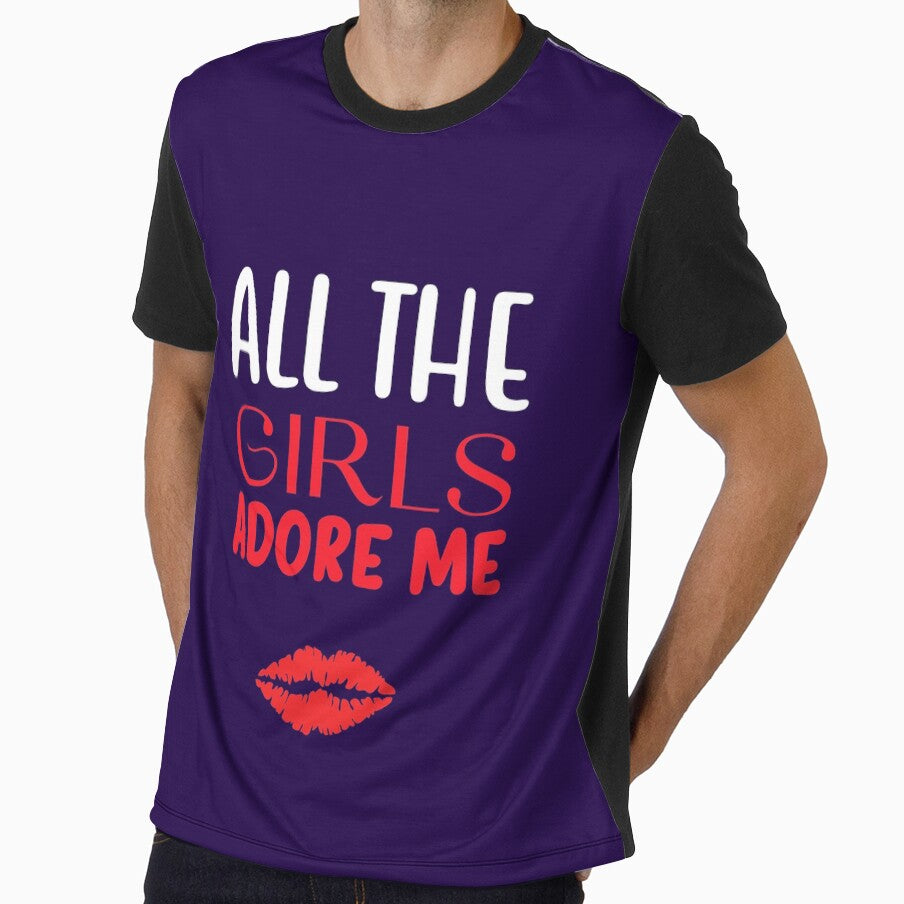 All the girls adore me, Valentine Gift for Boyfriend by Sunnyhova