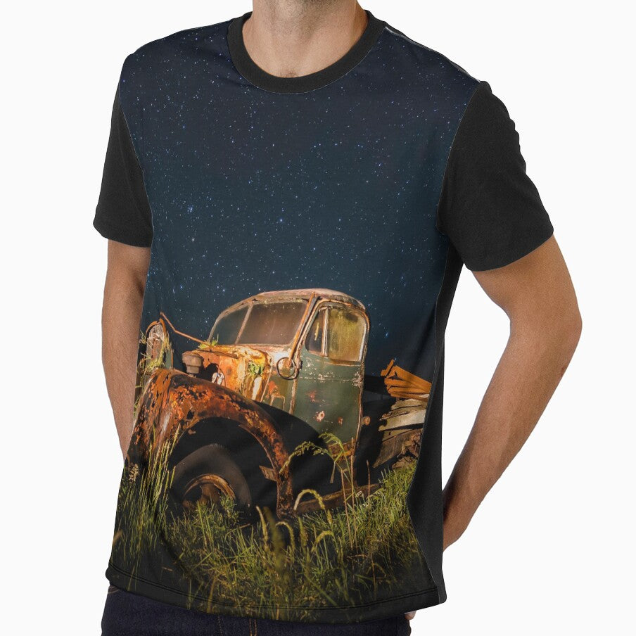 Vintage truck under the stars by ilovethenight