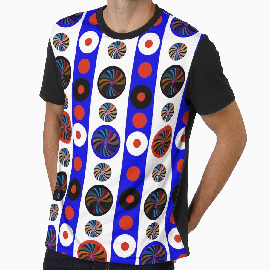 Cool Color Wheels Geometric Art Pattern Design by Geo  Artwork