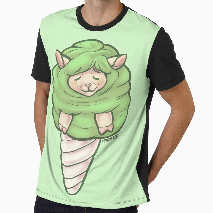 Fluffy Like a Cotton Candy Sheep - Green by Toxidevyne