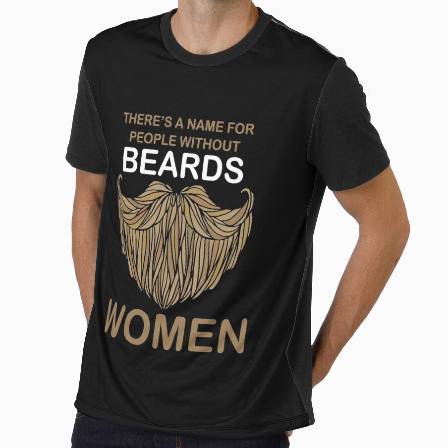 Women are People Without Beards Funny Design by AllStarMerch