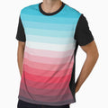 Blue and Red Gradient Lines by bitsnbobs