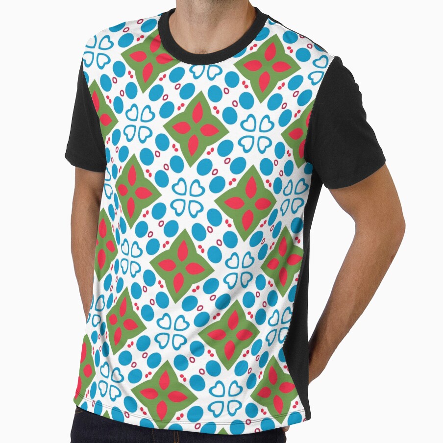 pattern decorative points design abstract seamless colorful repeat by Abrahamjrnd