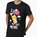 Funny I Love Hot Moms cat moms Quote,Cat Lover cool Women - Valentine's Day  Women by FELTA