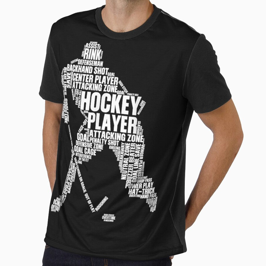 Cool Ice Hockey Art For Men Women Boy Girl Ice Hockey Player Sticker by felyn3gloria