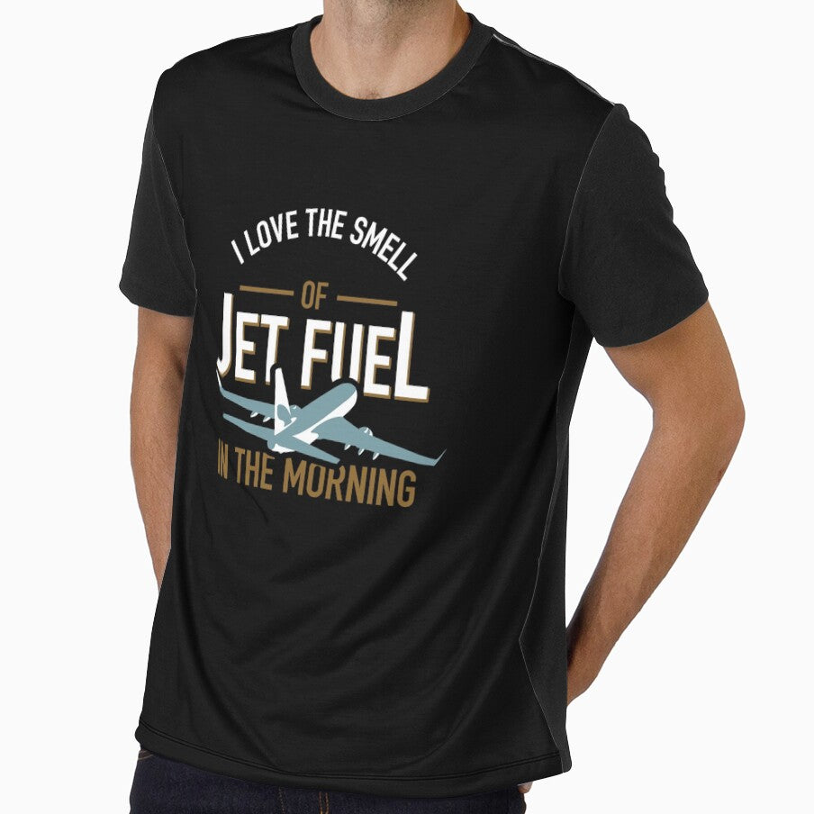 I Love The Smell Of Jet Fuel In The Morning Funny Pilot Gift Pullover Hoodie by rturuytuyt