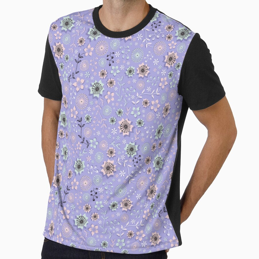 Cotton Candy Pastel Floral pattern by prirajdesigns