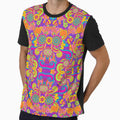 Colorful Mushroom Psychedelic Mandala by FestDrip