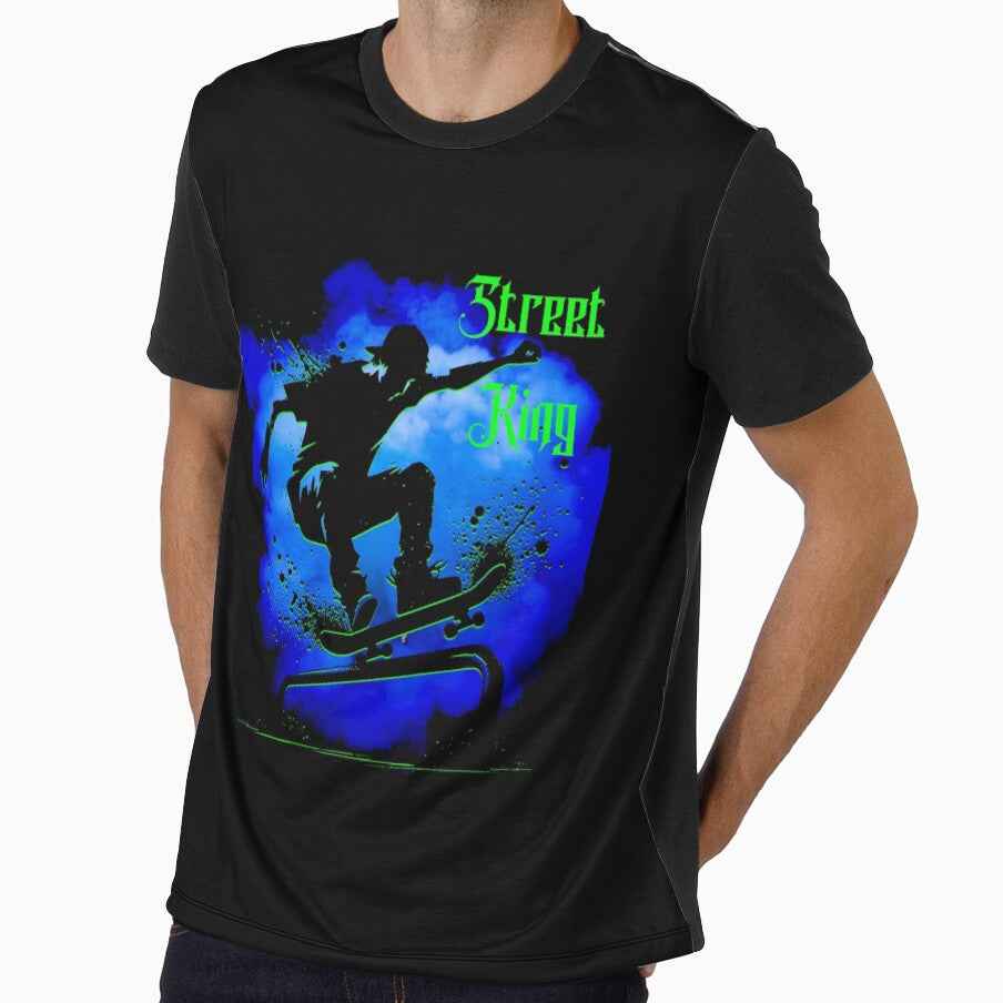 Street King Skateboarding Graphic by AnalajiaDesigns