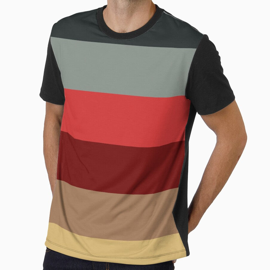 Retro Style Christmas Color Cascading Striped Pattern by thecooltable