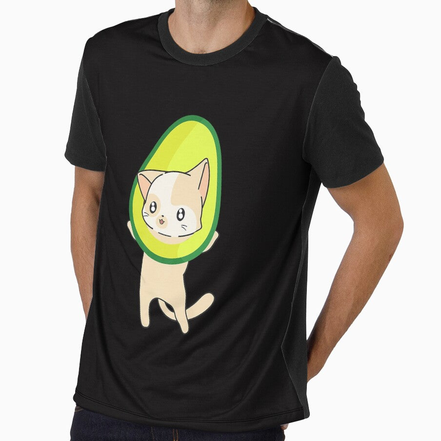 Cat Avocado - Avocado Vegan Kawaii - Anime Kitten - Avogato Premium by fredricksonsx