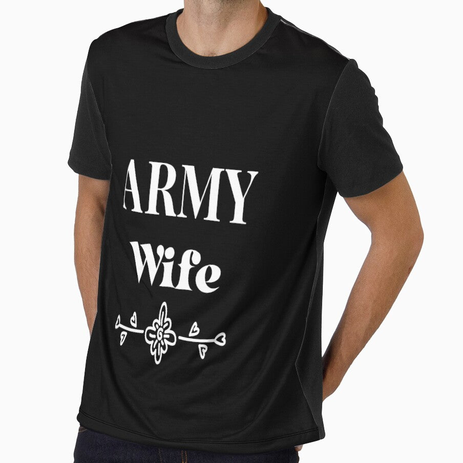 Army Wife Shirt, Military Wife Shirt, Mothers Day Gift, Army Wife Tee, Army Wifey T-Shirt, Navy Wife, Marine Wife, Christmas Gift for Wife by indrex