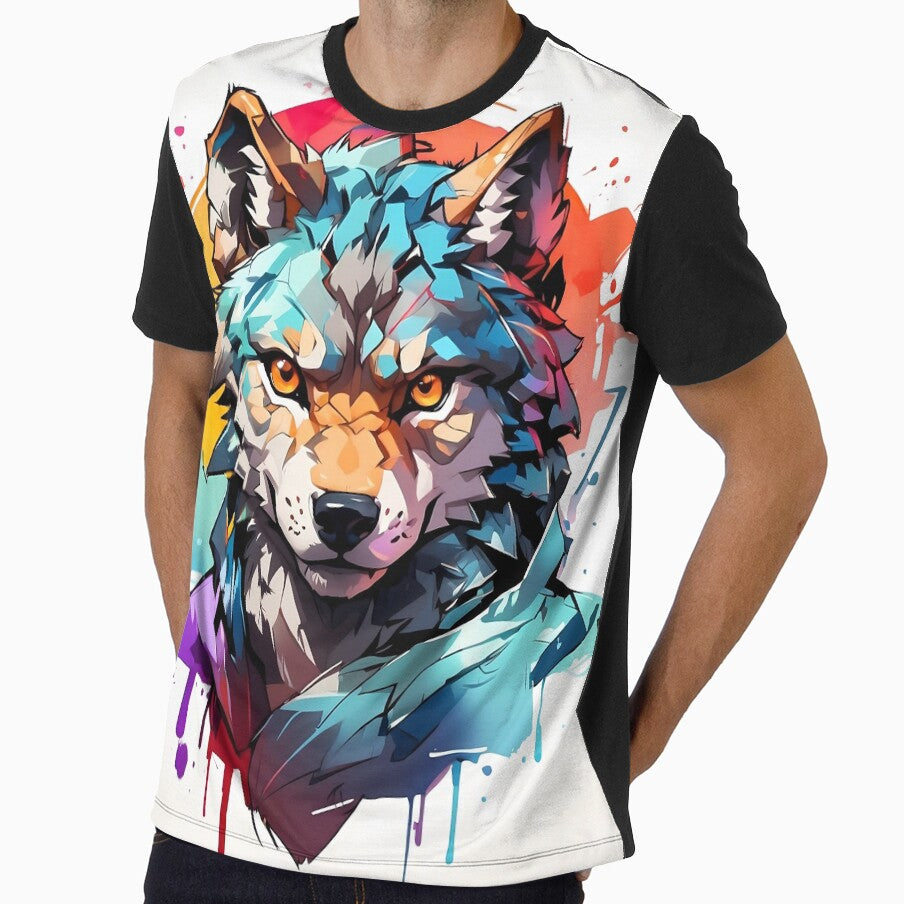 High quality wolf painting by RAILGUNWII