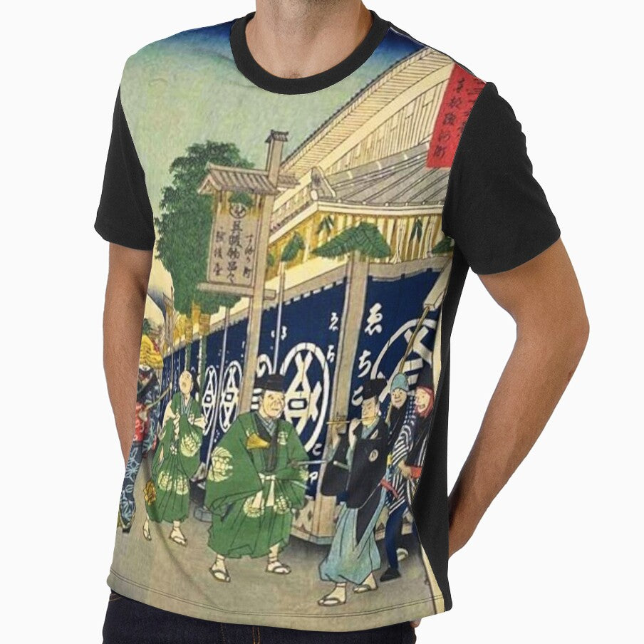 Hiroshige's The Suruga District in the Eastern Capital by mosfunky
