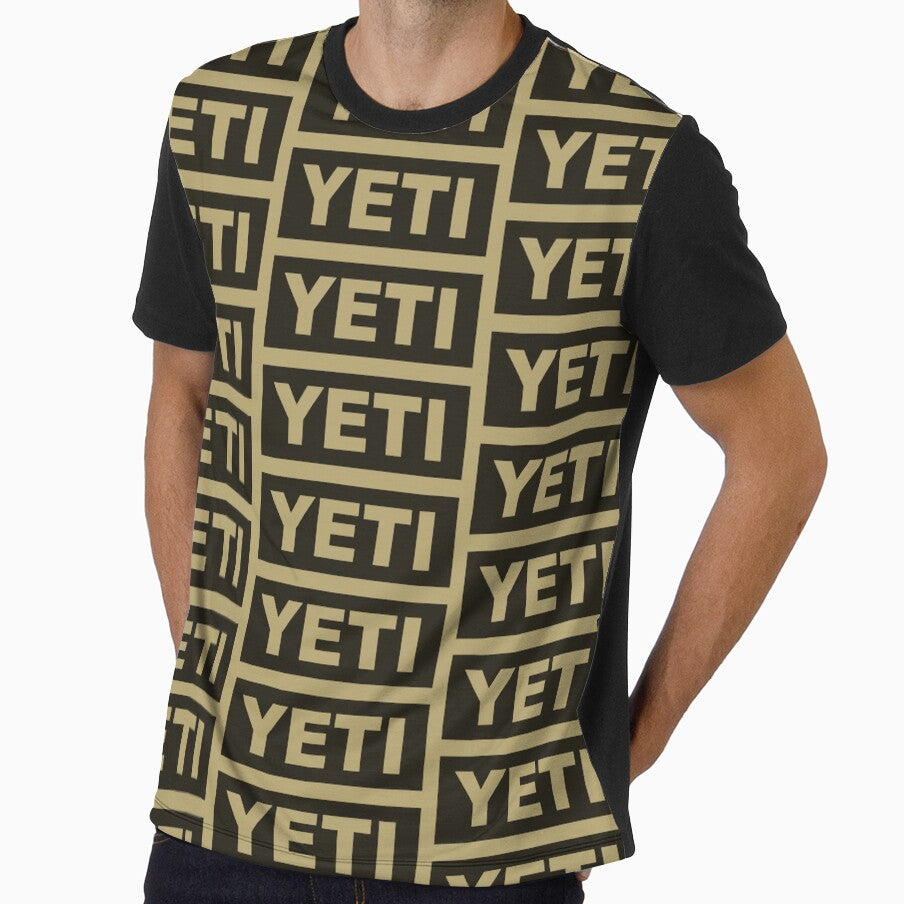 Yeti cool outdoors camping box logo gold and black by Kludoman